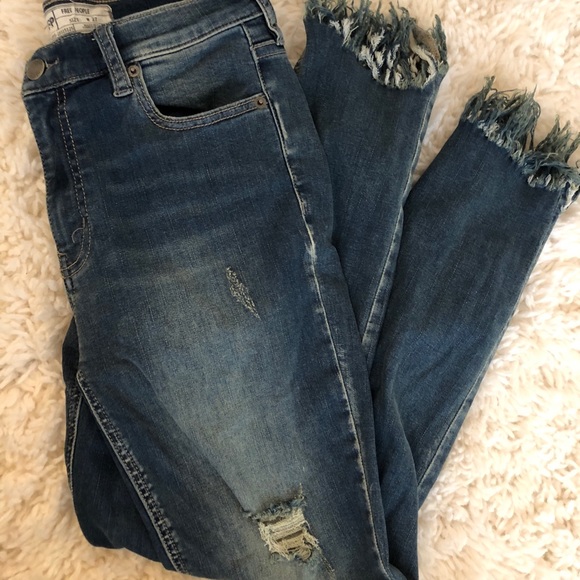 free people fringe jeans